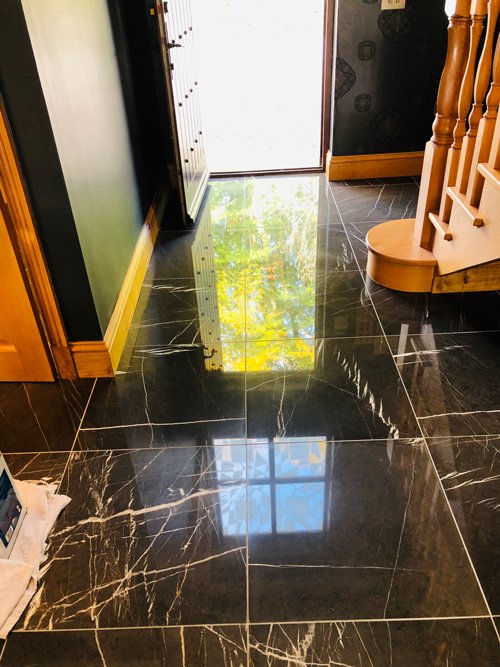 clean Ceramic tile floor