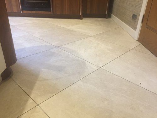 Honed Marble Floor White honed Marble floor