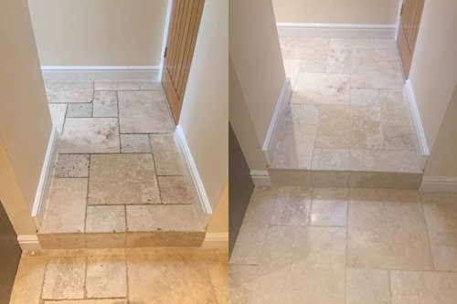 Travertine Tumbled floor