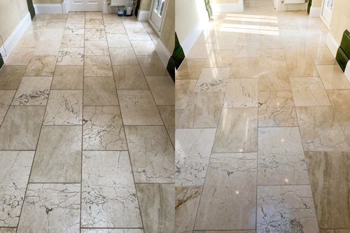 limestone floor restoration Dinas Powys